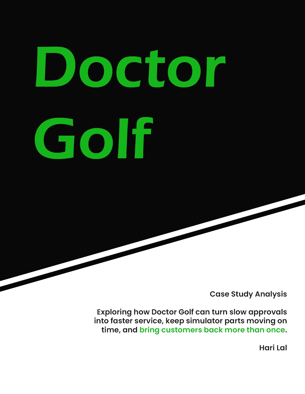 Doctor Golf - Case Study